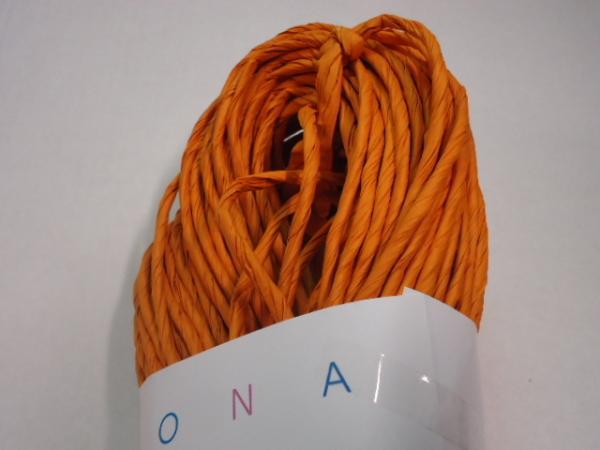 Papiergarn dick orange